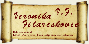 Veronika Filaresković vizit kartica